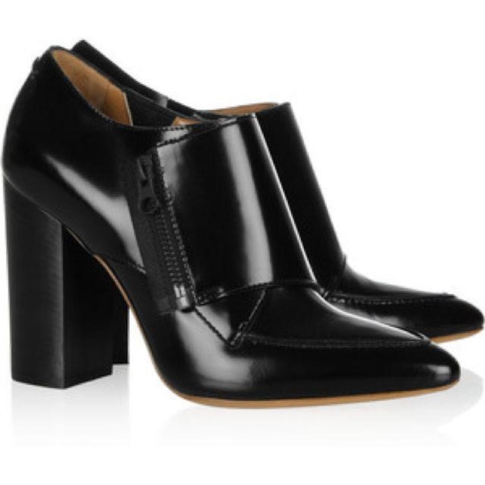 3.1 Phillip Lim navy blue Delia booties